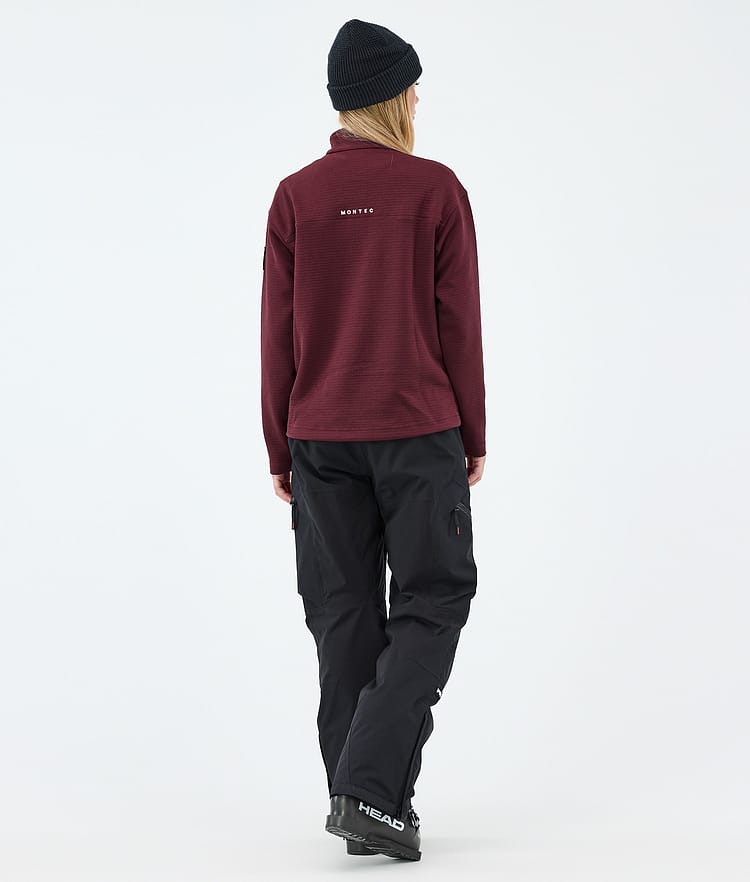 Montec Nova W Mellomlagsgenser Dame Burgundy, Image 4 of 6