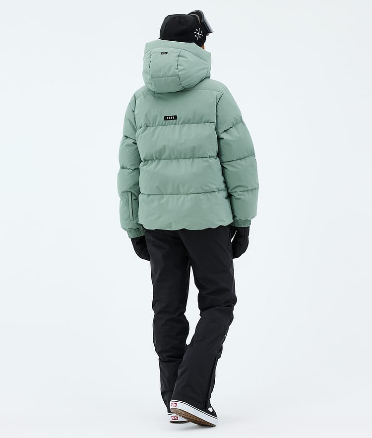 Dope Puffer W Snowboardoutfit Dame Faded Green/Black, Bilde 3 av 3