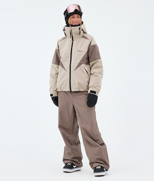 Dope Spartan W Snowboardoutfit Sand/Walnut