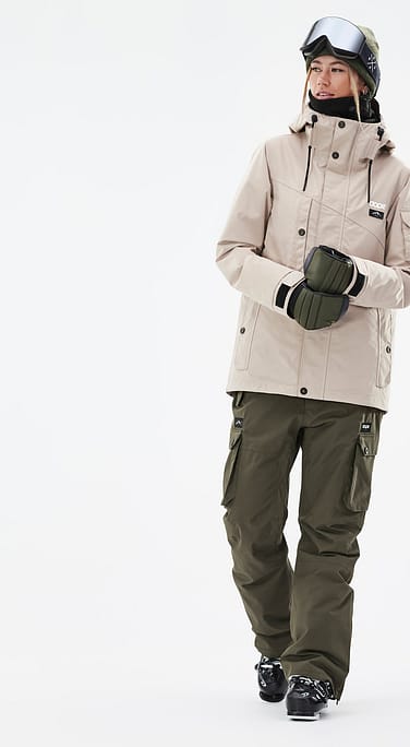 Dope Adept W Skidoutfit Dame Sand/Olive Green