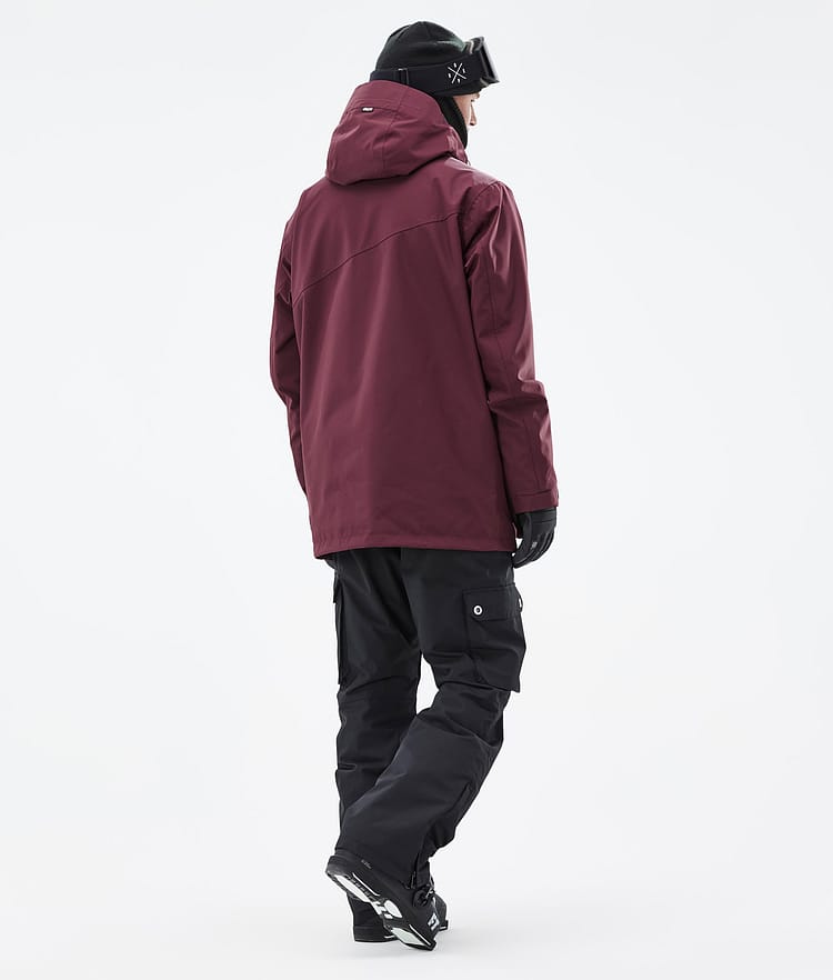 Dope Adept Skidoutfit Herre Burgundy/Black, Image 2 of 2