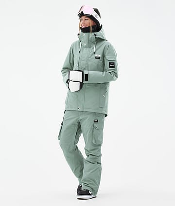 Dope Adept W Snowboardoutfit Dame Faded Green