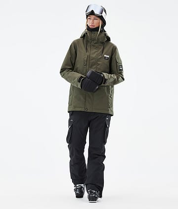 Dope Adept W Skidoutfit Dame Olive Green/Black