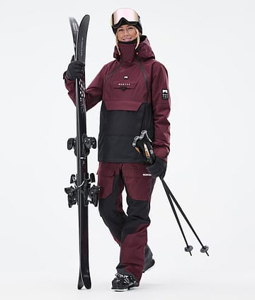 Montec Doom W Skidoutfit Dame Burgundy/Black