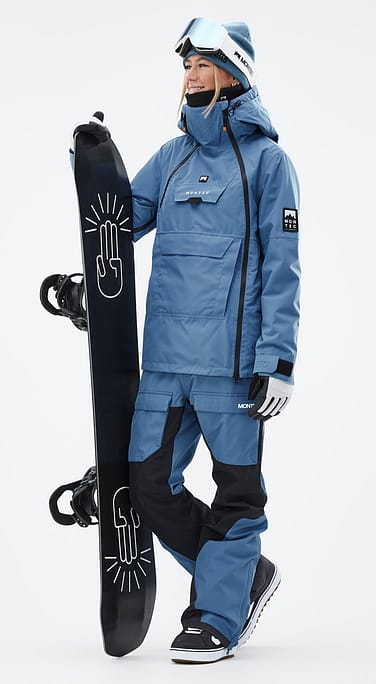 Montec Doom W Snowboardoutfit Dame Blue Steel/Black