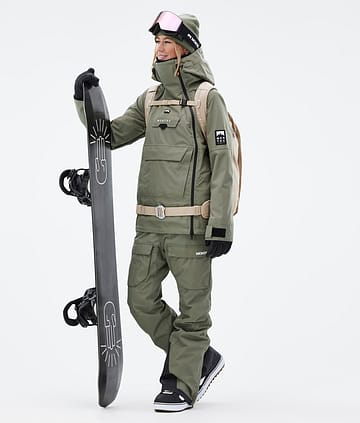 Montec Doom W Snowboardoutfit Dame Greenish