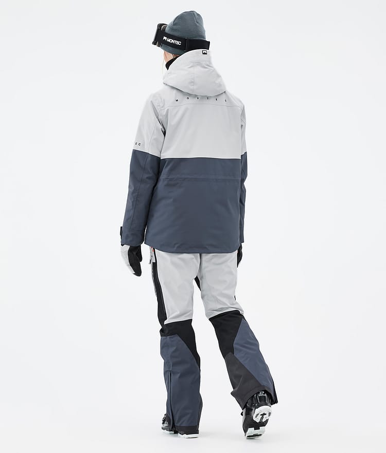 Montec Dune W Skidoutfit Dame Light Grey/Black/Metal Blue, Image 2 of 2