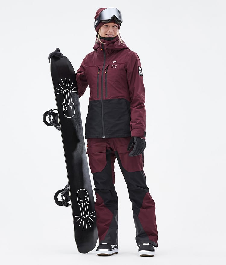 Montec Moss W Snowboardoutfit Dame Burgundy/Black, Image 1 of 2