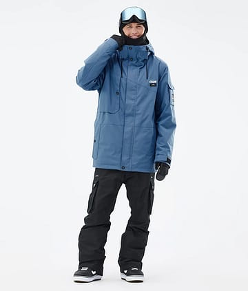 Dope Adept Snowboardoutfit Herre Blue Steel/Black