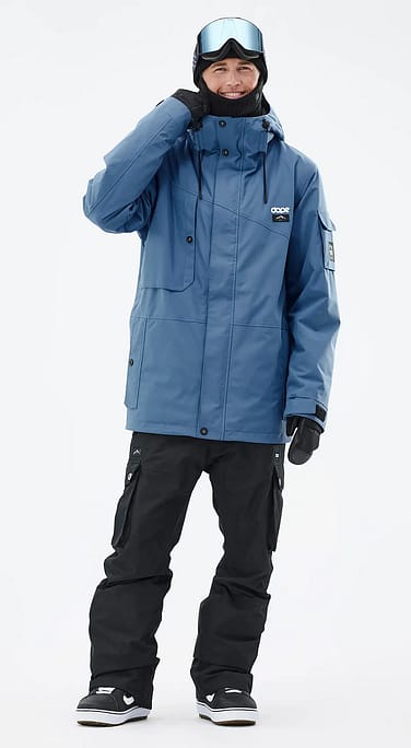 Dope Adept Snowboardoutfit Herre Blue Steel/Black