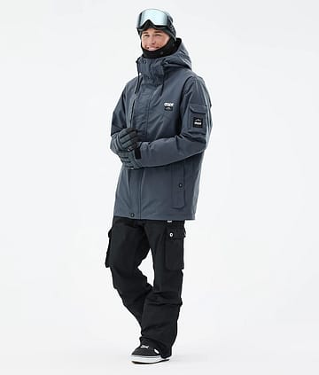 Dope Adept Snowboardoutfit Herre Metal Blue/Black