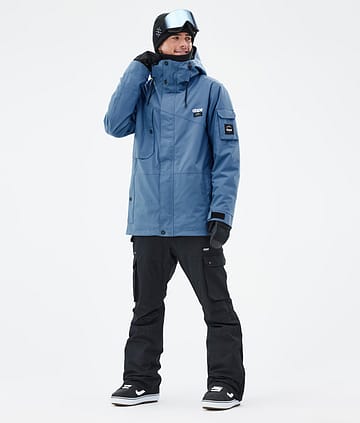 Dope Adept Snowboardoutfit Herre Blue Steel/Blackout