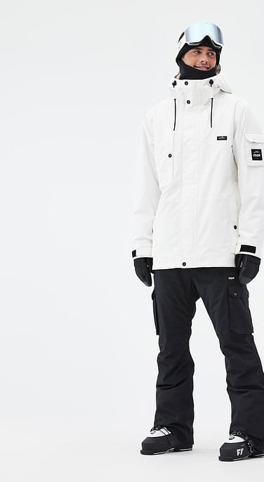 Dope Adept Skidoutfit Herre Old White/Blackout