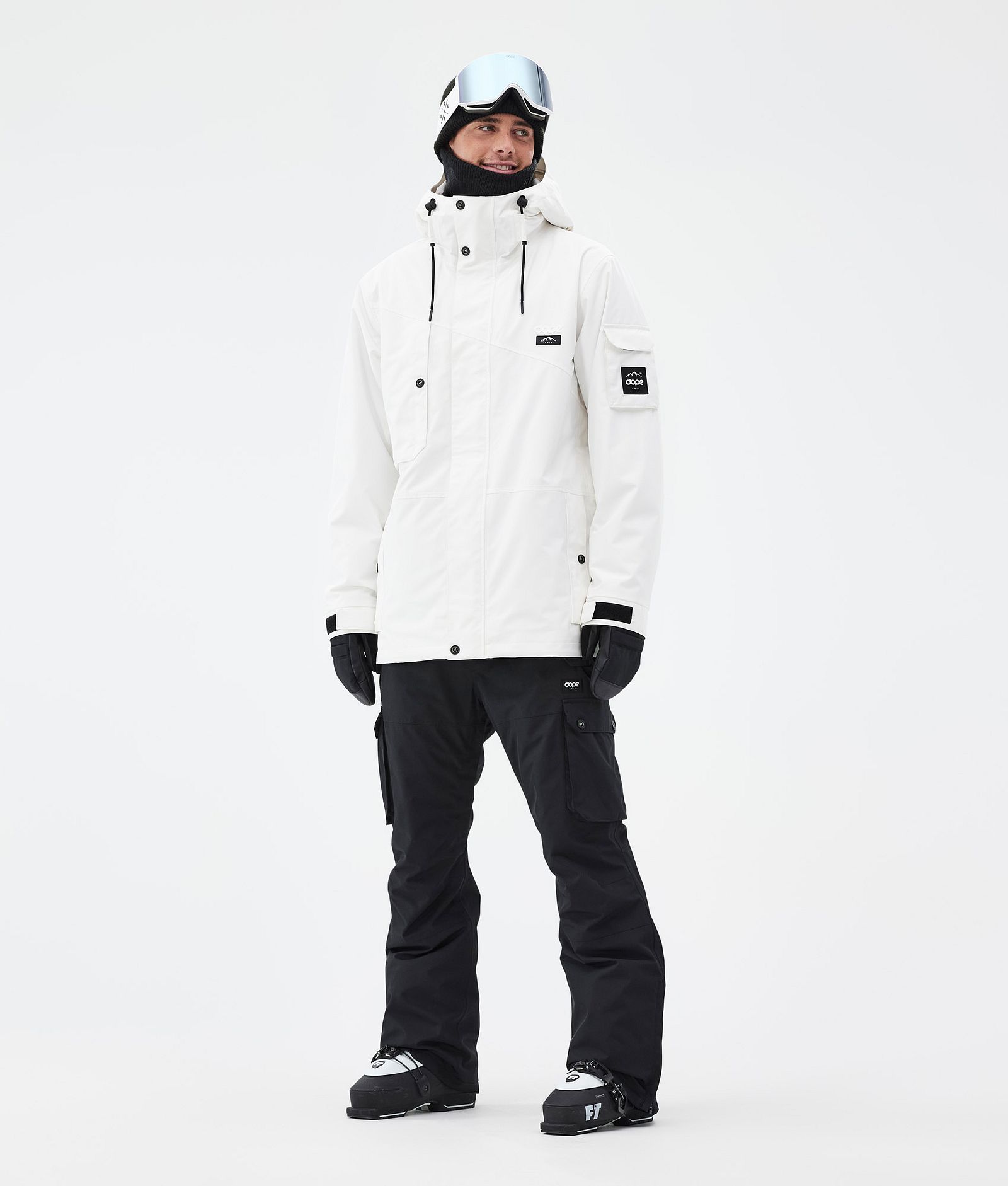 Dope Adept Skidoutfit Herre Old White/Blackout, Image 1 of 2
