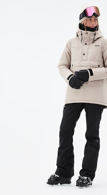 Dope Puffer W Skidoutfit Dame Sand/Black