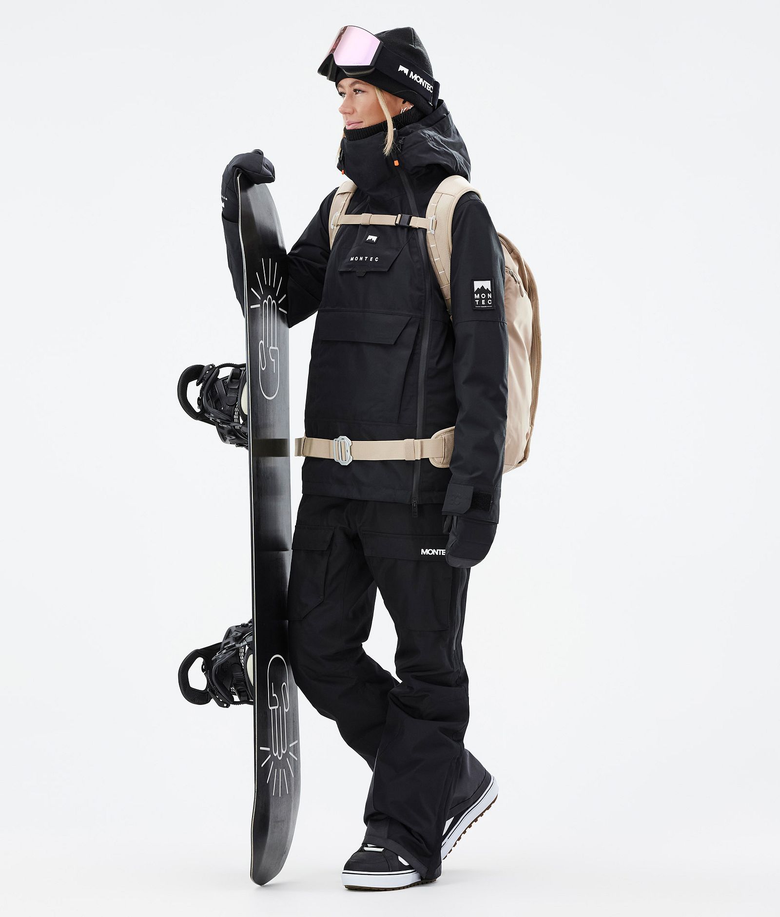 Montec Doom W Snowboardoutfit Dame Black