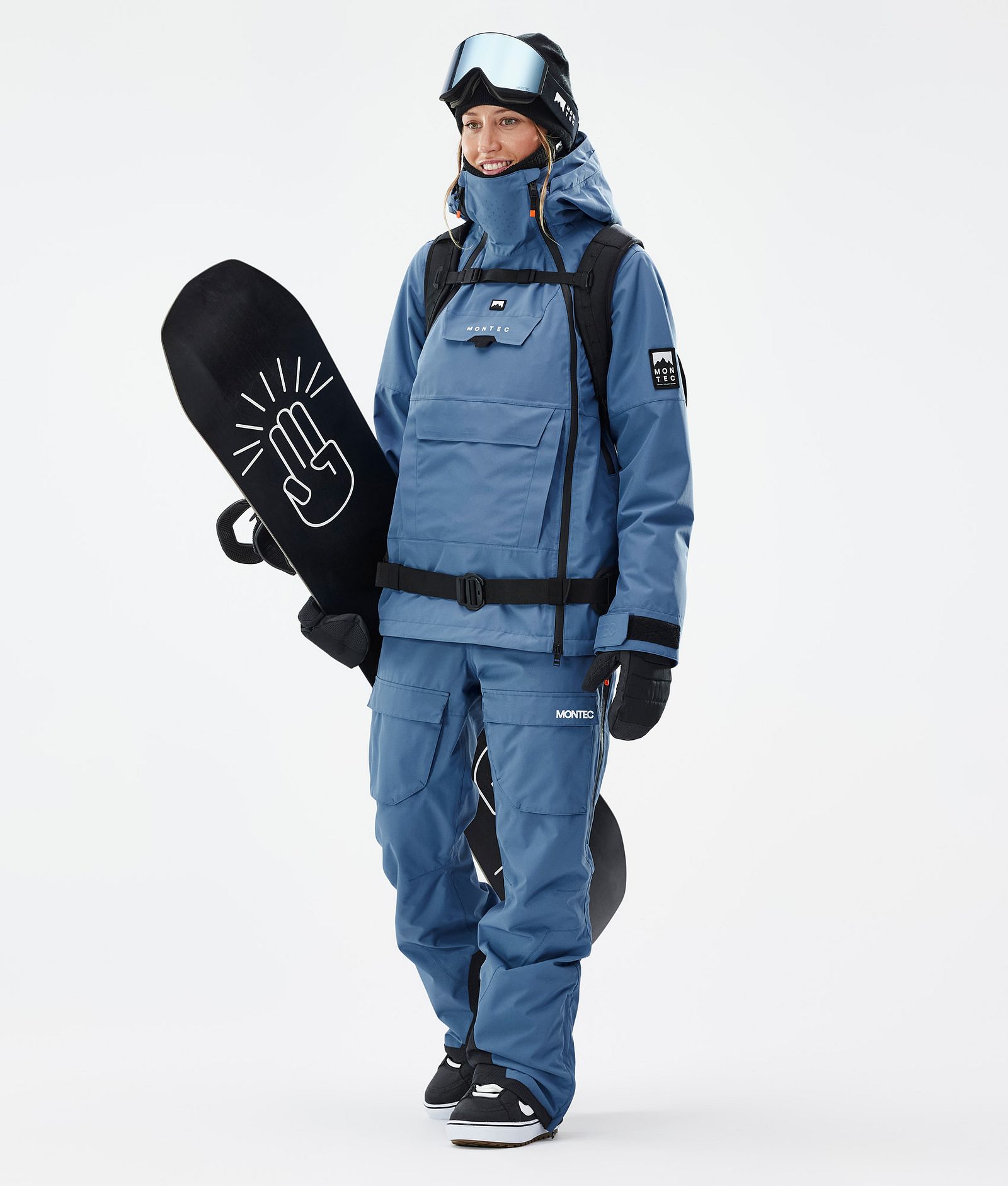 Montec Doom W Snowboardoutfit Dame Blue Steel