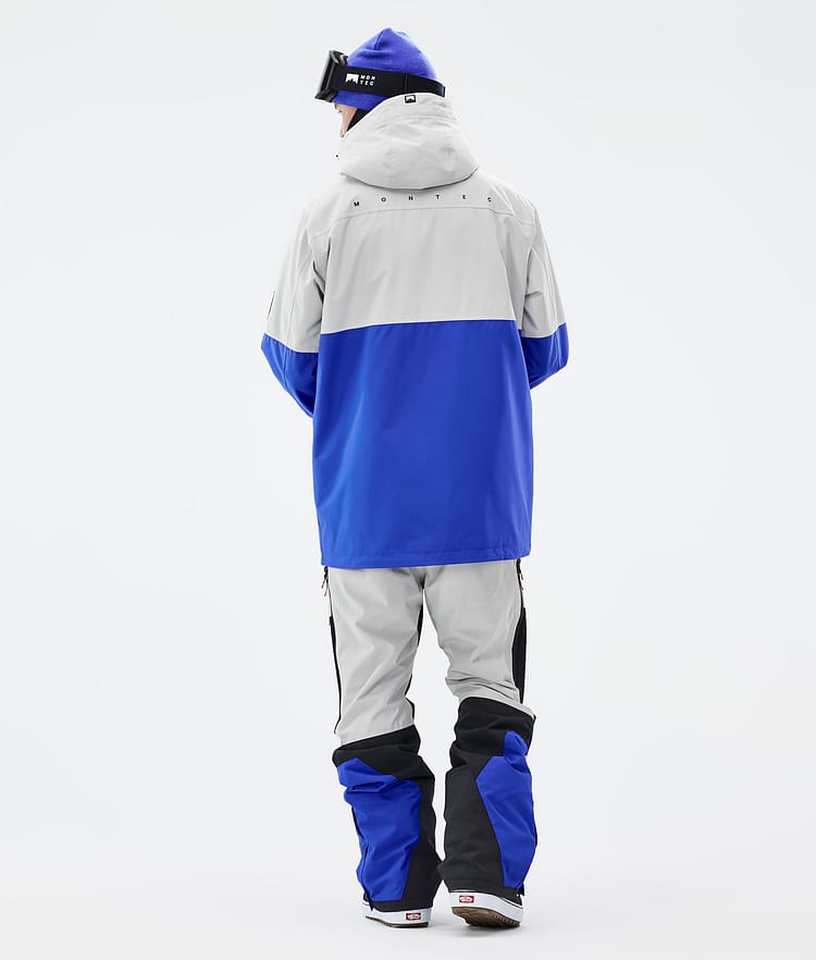 Montec Doom Snowboardoutfit Herre Light Grey/Black/Cobalt Blue, Image 2 of 2