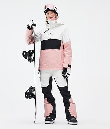 Montec Dune W Snowboardoutfit Dame Old White/Black/Soft Pink