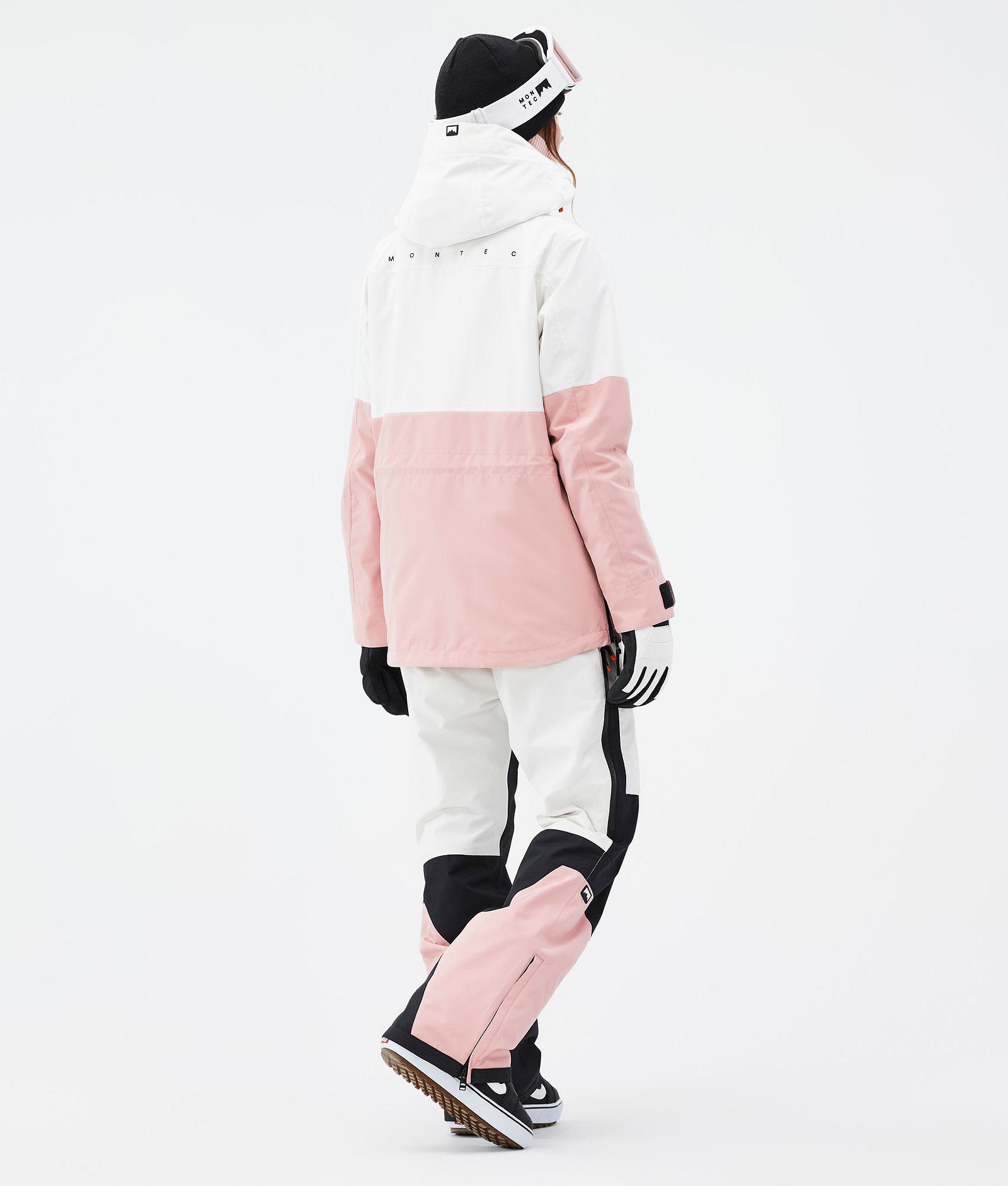 Montec Dune W Snowboardoutfit Dame Old White/Black/Soft Pink