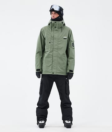 Dope Adept Skidoutfit Herre Moss Green/Blackout