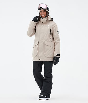 Montec Virago W Snowboardoutfit Sand/Black