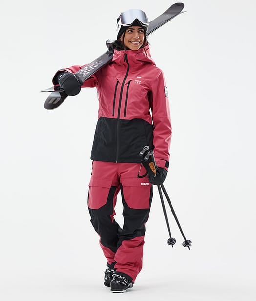 Montec Moss W Skidoutfit Light Red/Black