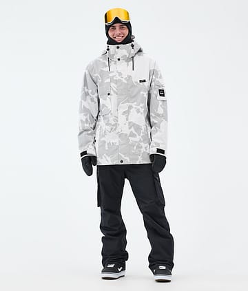 Dope Adept Snowboardoutfit Herre Grey Camo/Black