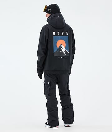 Dope Yeti Snowboardoutfit Herre Black/Black