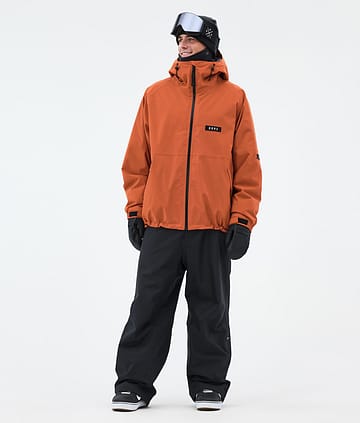 Dope Spartan Snowboardoutfit Herre Burned Orange/Black