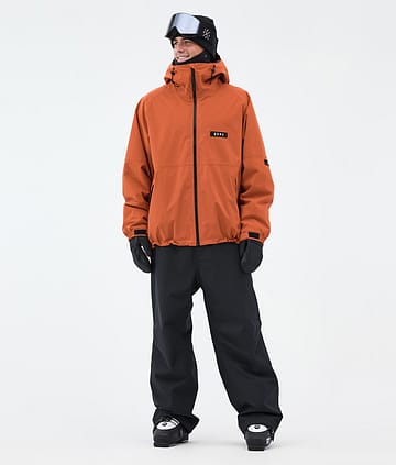 Dope Spartan Skidoutfit Herre Burned Orange/Black