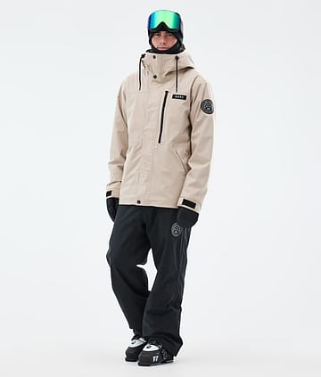 Dope Blizzard Full Zip Skidoutfit Herre Sand/Black