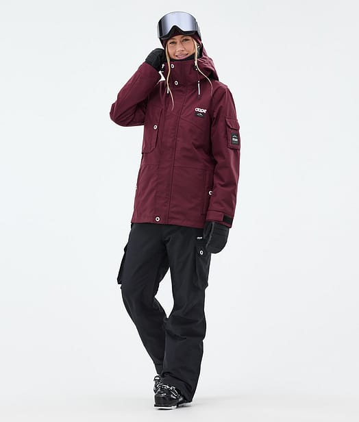 Dope Adept W Skidoutfit Burgundy/Black