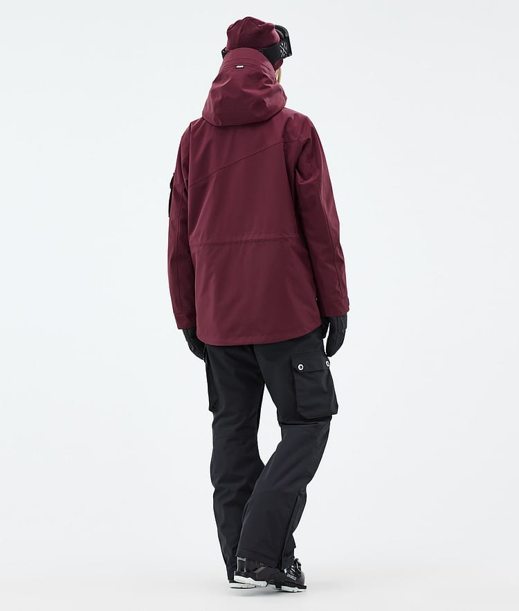 Dope Adept W Skidoutfit Dame Burgundy/Black, Image 2 of 2