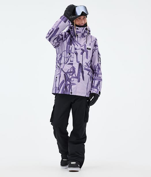 Dope Adept W Snowboardoutfit Scribble Purple/Black