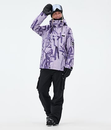 Dope Adept W Skidoutfit Dame Scribble Purple/Black