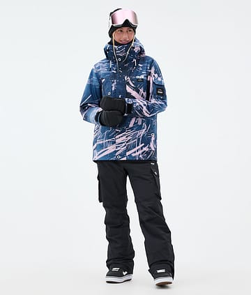 Dope Adept W Snowboardoutfit Dame Carvings Pink/Black