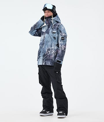 Dope Adept W Snowboardoutfit Dame Punk Blue/Black