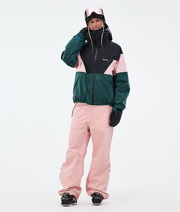 Dope Spartan W Skidoutfit Dame Black/Soft Pink/Bottle Green