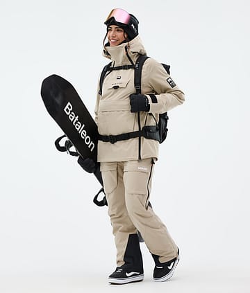 Montec Doom W Snowboardoutfit Dame Sand/Black