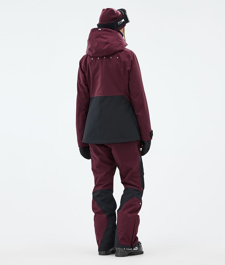 Montec Moss W Skidoutfit Dame Burgundy/Black, Image 2 of 2