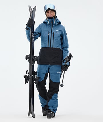 Montec Moss W Skidoutfit Dame Blue Steel/Black
