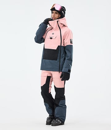 Montec Doom W Skidoutfit Dame Soft Pink/Black/Metal Blue