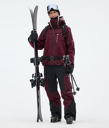 Montec Oracle W Skidoutfit Dame Burgundy