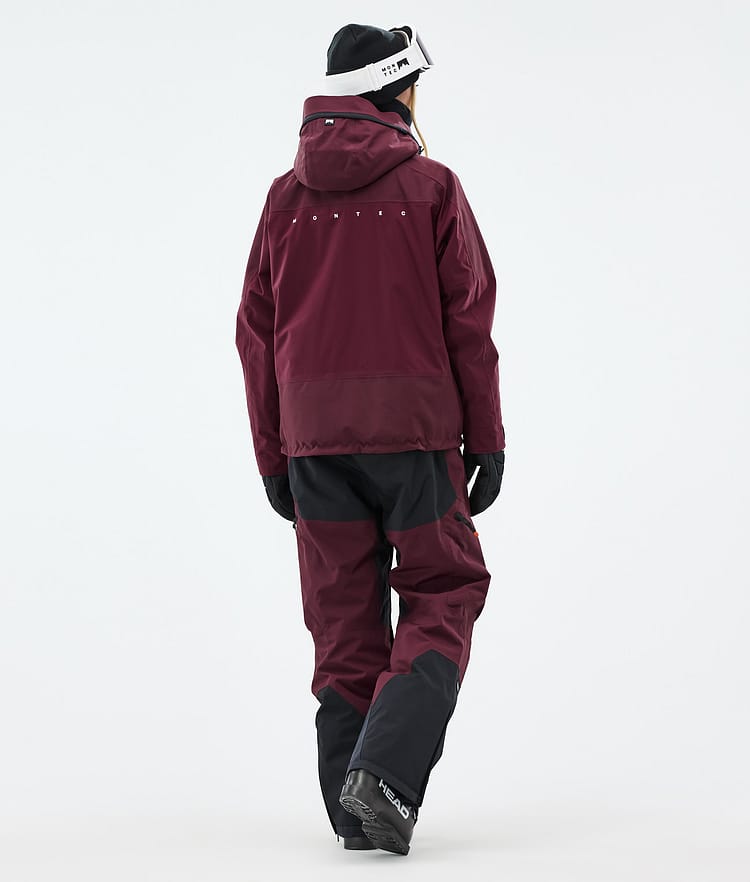 Montec Oracle W Skidoutfit Dame Burgundy/Black, Image 2 of 2
