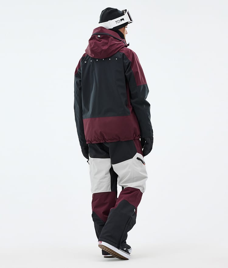 Montec Morpheus W Snowboardoutfit Dame Burgundy/Black/Light Grey, Image 2 of 2