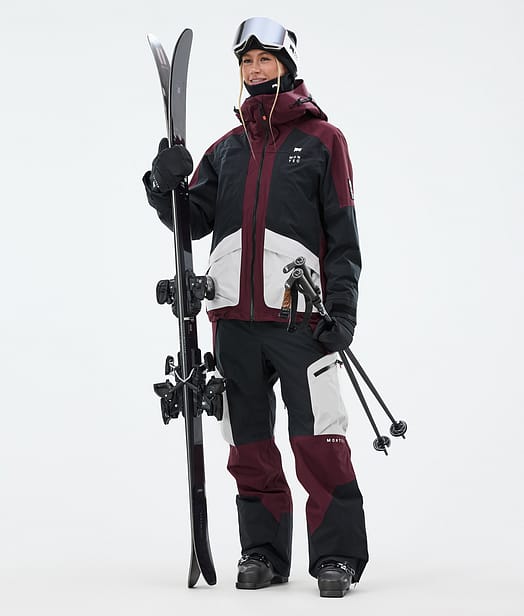 Montec Morpheus W Skidoutfit Burgundy/Black/Light Grey
