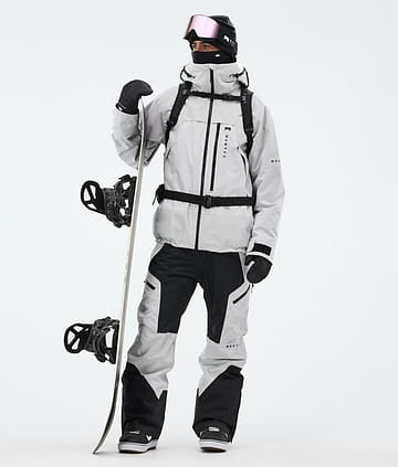 Montec Oracle Snowboardoutfit Herre Light Grey/Black
