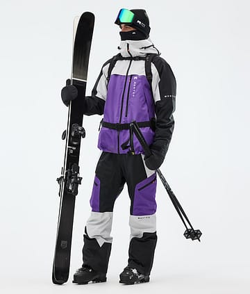 Montec Oracle Skidoutfit Herre Light Grey/Black/Vivid Purple
