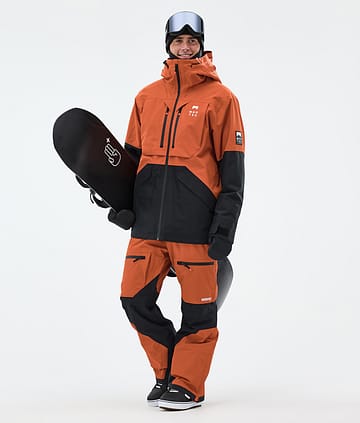 Montec Arch Snowboardoutfit Herre Burned Orange/Black
